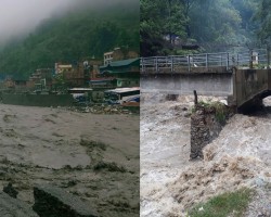 कालीगण्डकी उर्लिएपछि तटबन्ध बग्यो, एक सयभन्दा बढी परिवारलाई सुरक्षित ठाउँमा सारियो